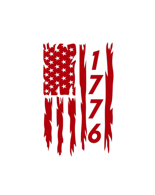 1776 Flag Decal