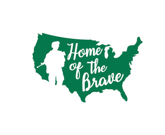 Home of the Brave Decal