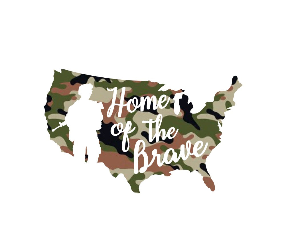 Home of the Brave Decal
