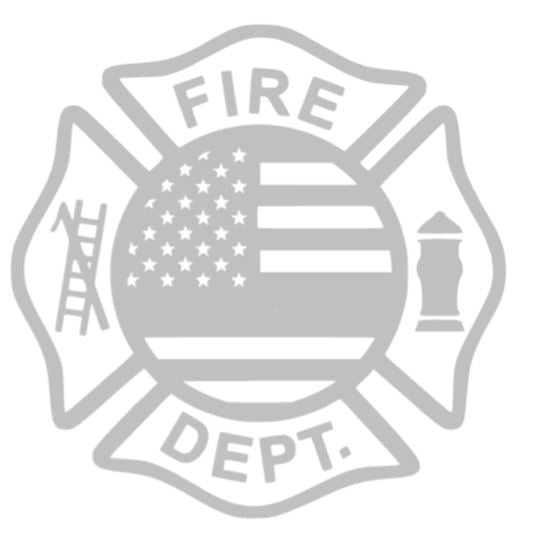 Fire Dept. Maltese Flag Decal