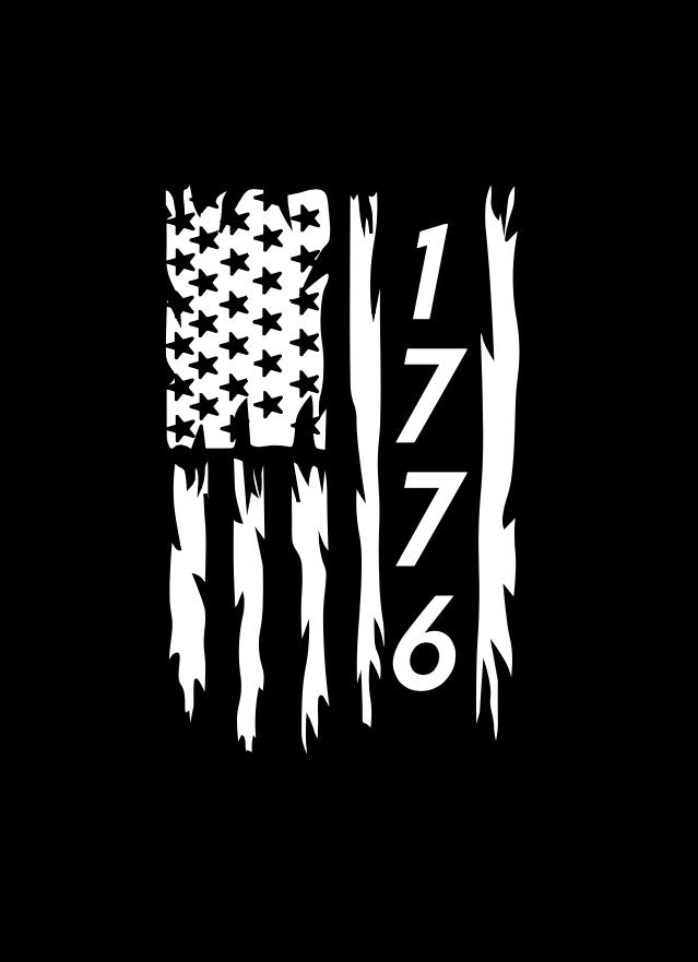 1776 Flag Decal