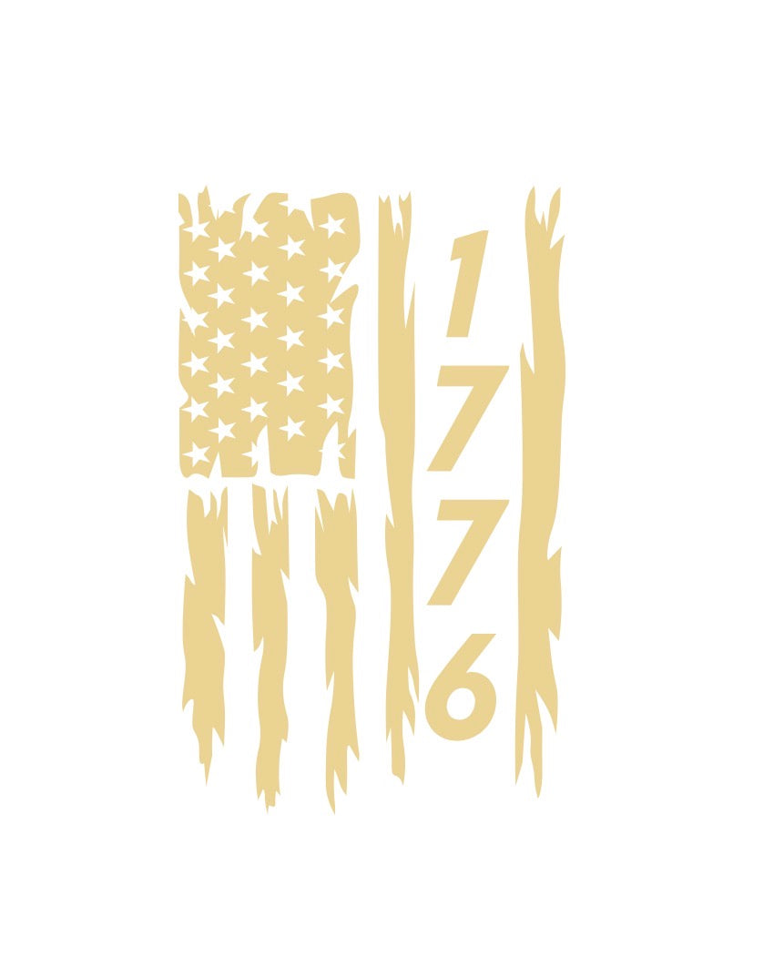 1776 Flag Decal
