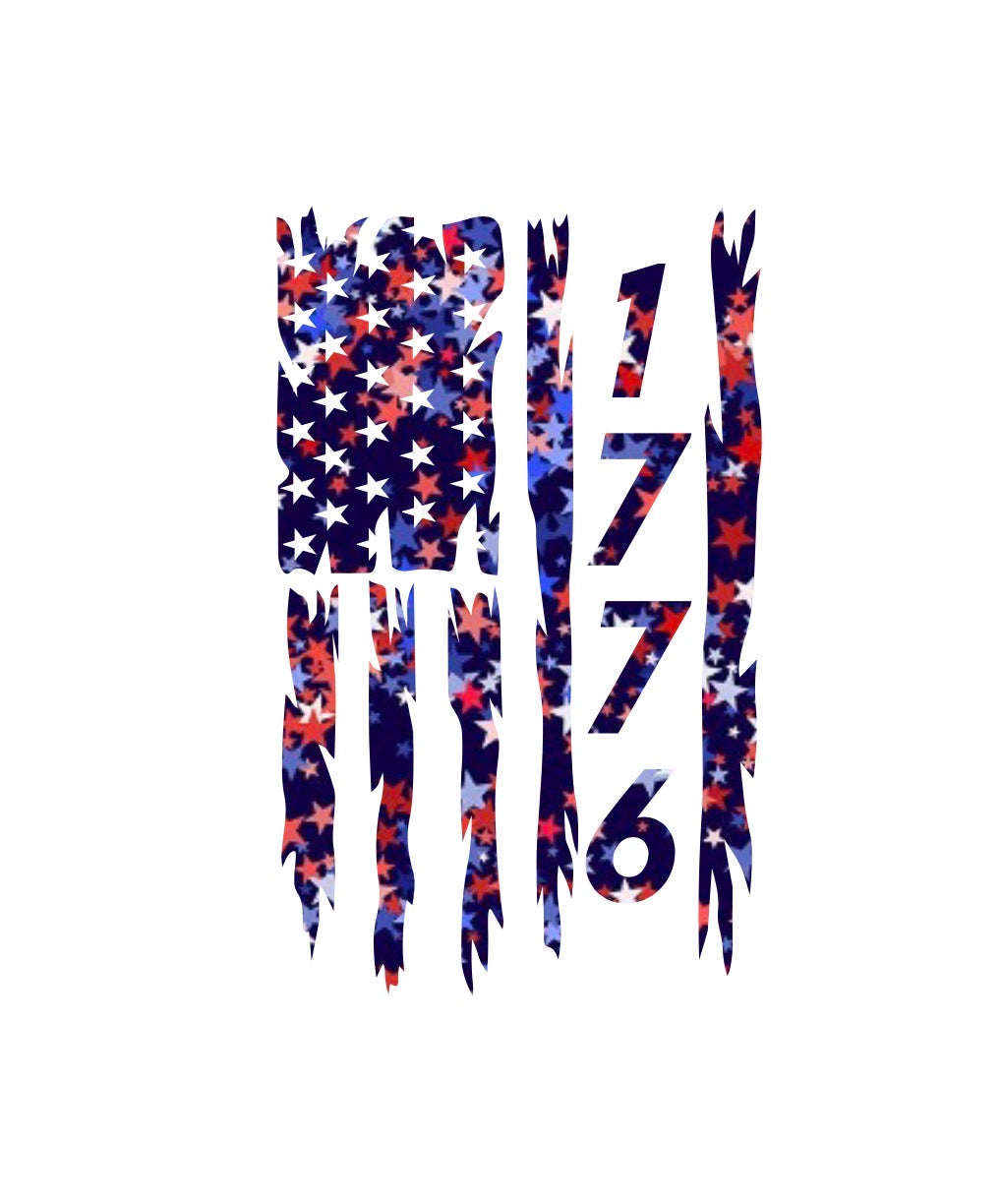 1776 Flag Decal