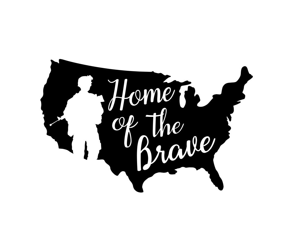 Home of the Brave Decal