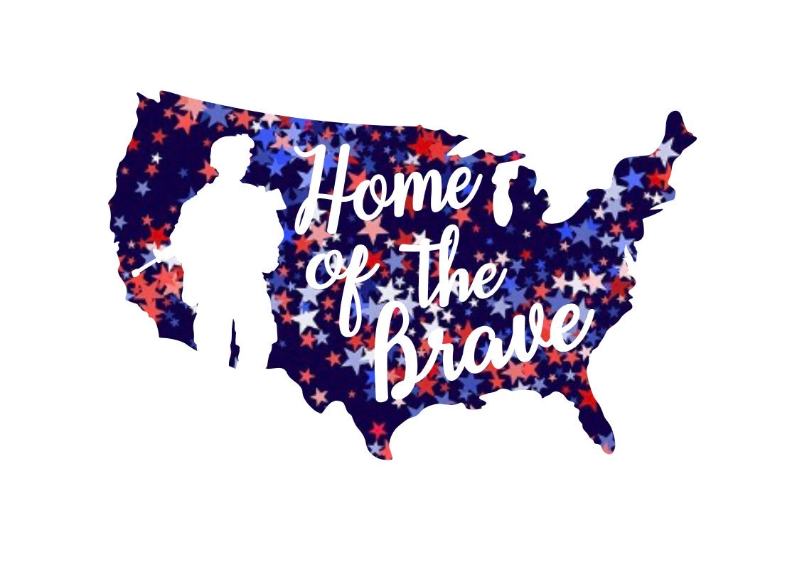 Home of the Brave Decal