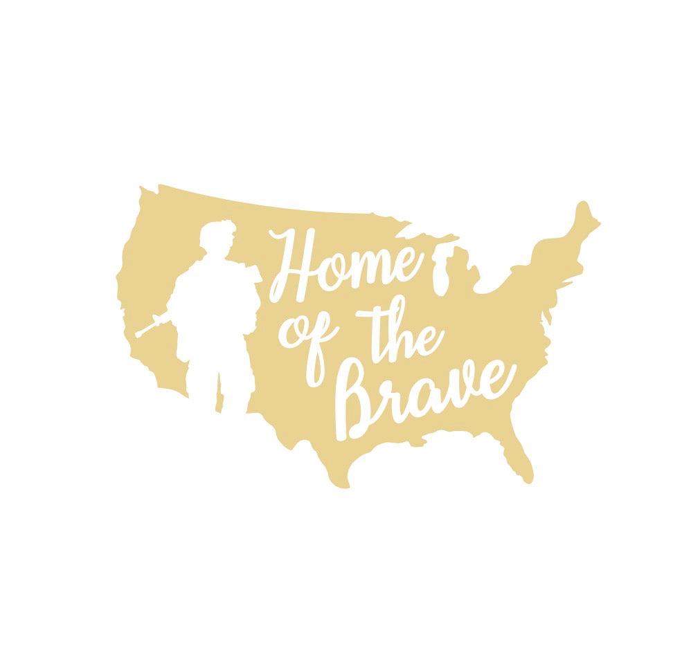 Home of the Brave Decal