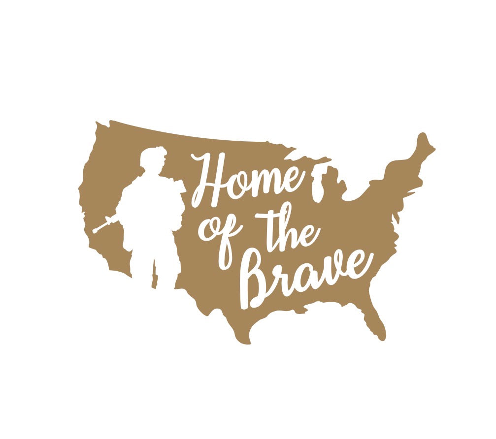 Home of the Brave Decal