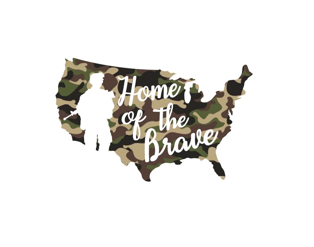 Home of the Brave Decal