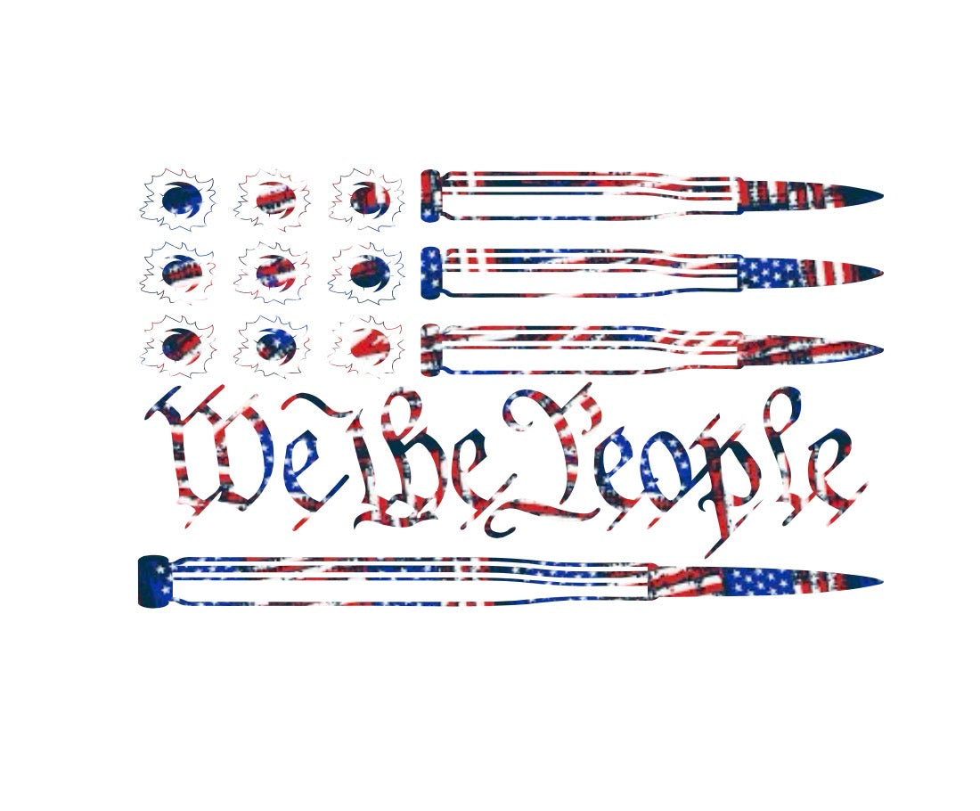 We The People Bullets Decal