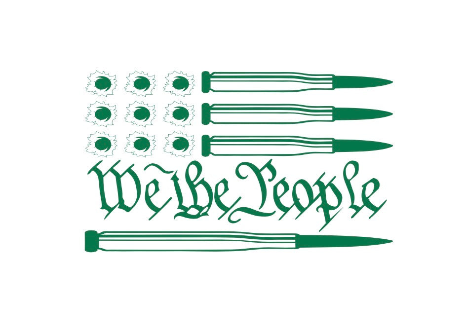 We The People Bullets Decal