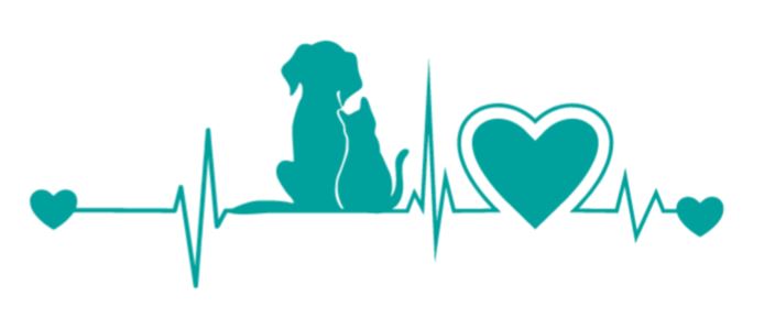 Cat and Dog EKG/Heartbeat Decal 1