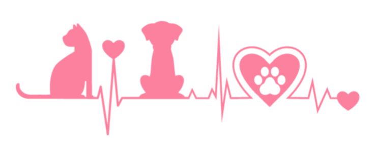 Cat and Dog EKG/Heartbeat Decal3