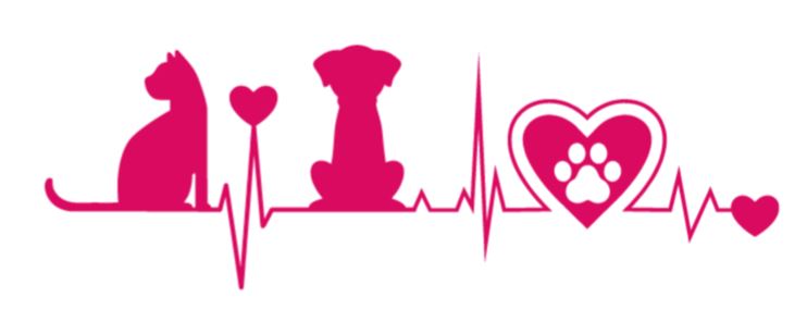 Cat and Dog EKG/Heartbeat Decal3