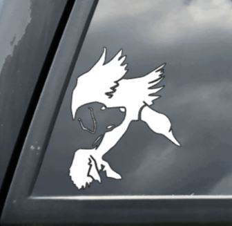 Lab and Duck Decal