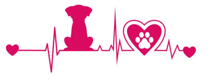 Dog EKG/Heartbeat Decal