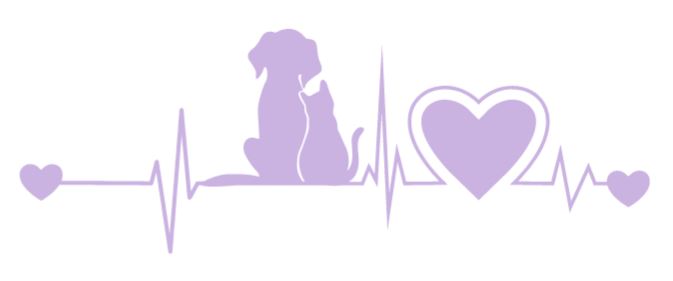 Cat and Dog EKG/Heartbeat Decal 1