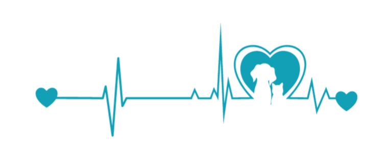 Cat and Dog EKG/Heartbeat Decal 2