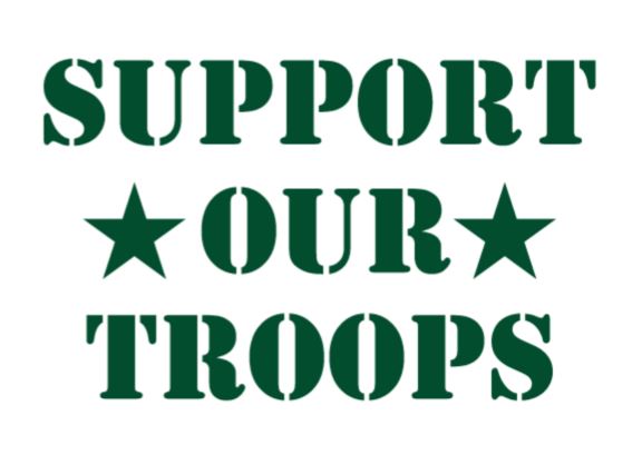 Support Our Troops Decal