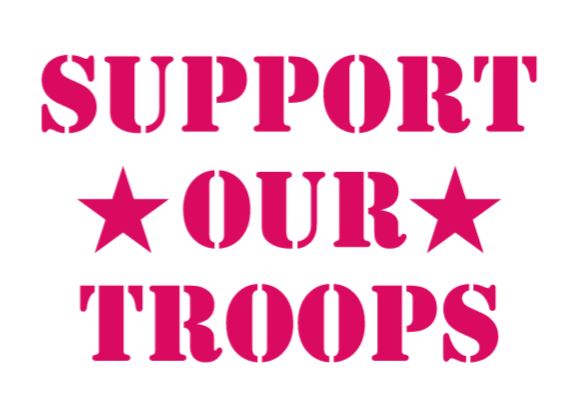 Support Our Troops Decal