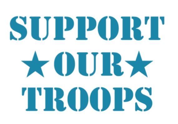 Support Our Troops Decal