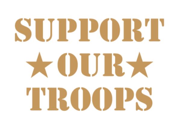 Support Our Troops Decal