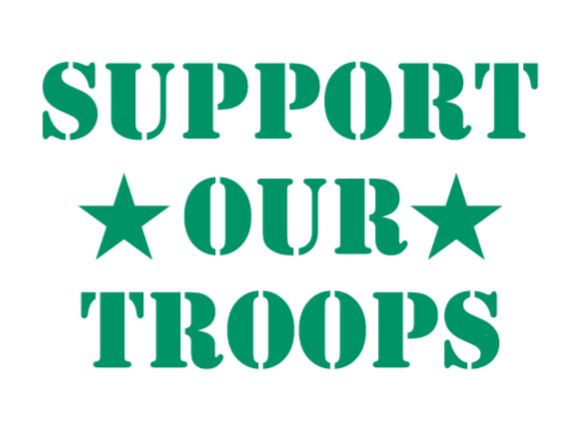 Support Our Troops Decal