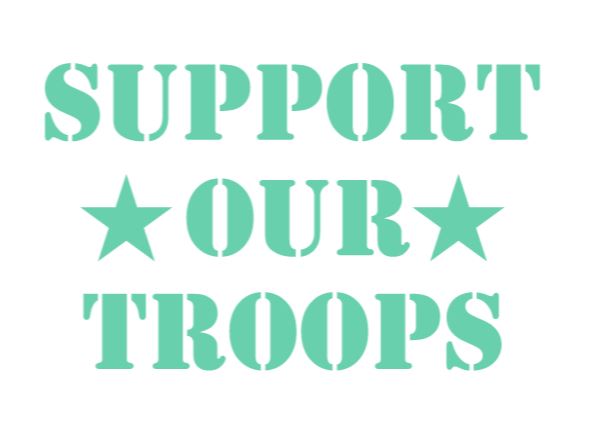 Support Our Troops Decal