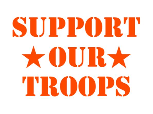 Support Our Troops Decal