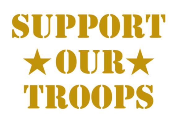 Support Our Troops Decal