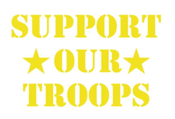 Support Our Troops Decal